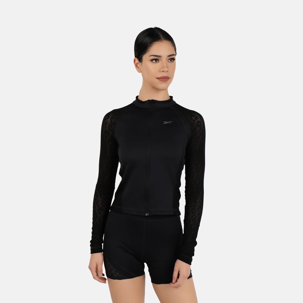 Licra Training | Mesh Fz Coverup | Mujer