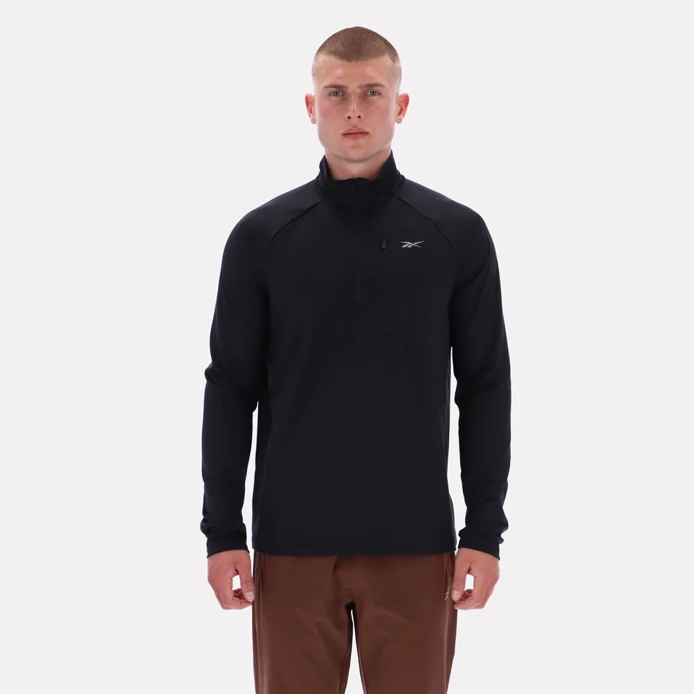 Camiseta Running | Running 1/4 Zip Raglan Top | Hombre