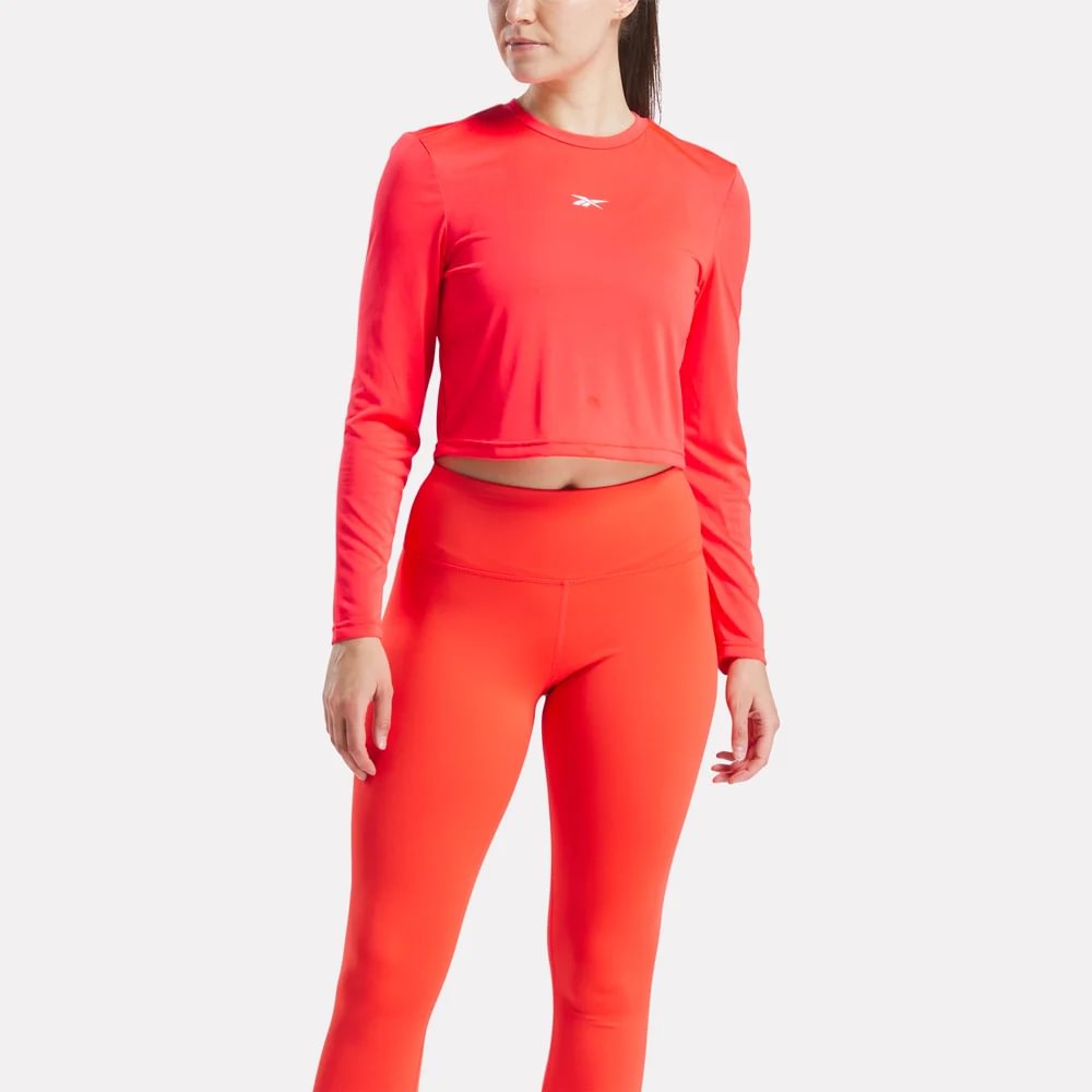 Camiseta Training | Paige Core Slim Fit Crop Ls | Mujer