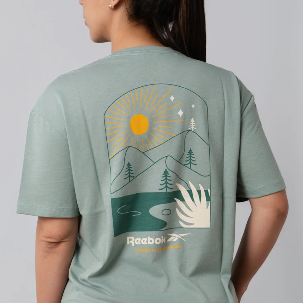 Camiseta Training | Nature Graphic Tee Sun  | Mujer