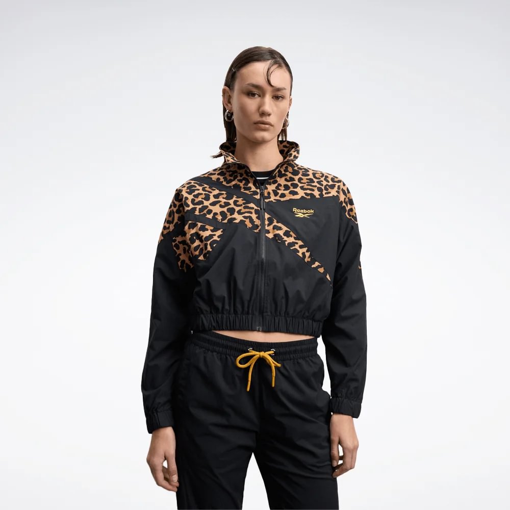 Chaqueta Classics | Animal Print Vector Track Jacket | Mujer