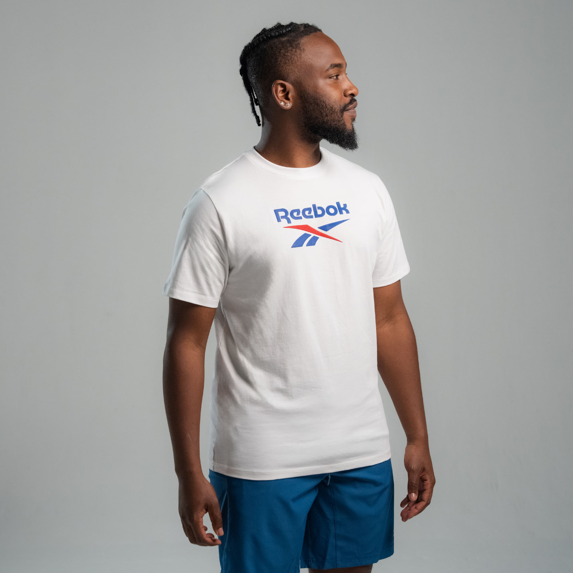 Camiseta Classics | Mid Stack Logo Tee | Hombre