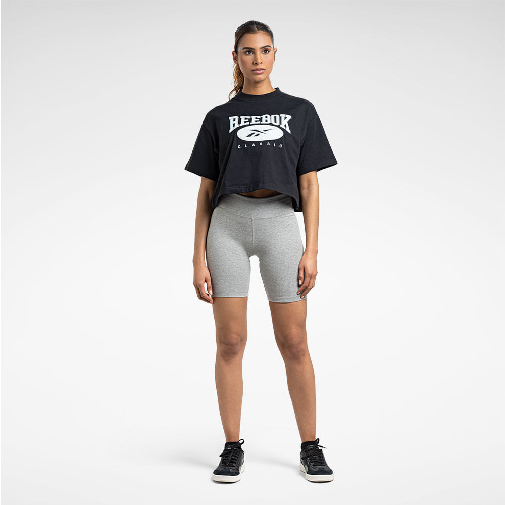 Camiseta Classics | Cl Ae Big Logo Crop Tee | Mujer