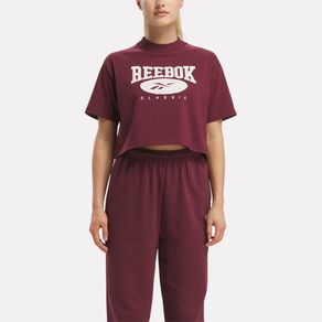 Camiseta Classics | Cl Ae Big Logo Crop Tee | Mujer