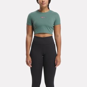 Camiseta Training | Lux Bold Crop Tee | Mujer