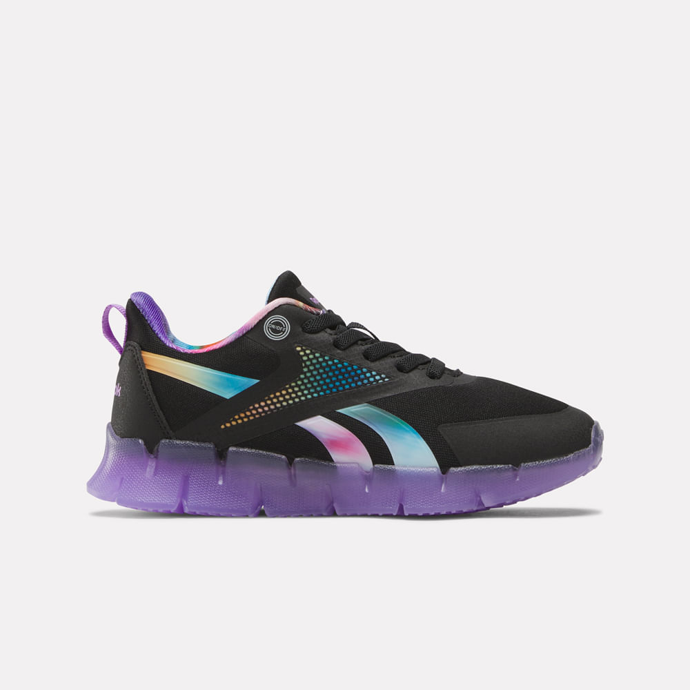 Tenis Running | Zig N' Glow Elastic Lace | Niña